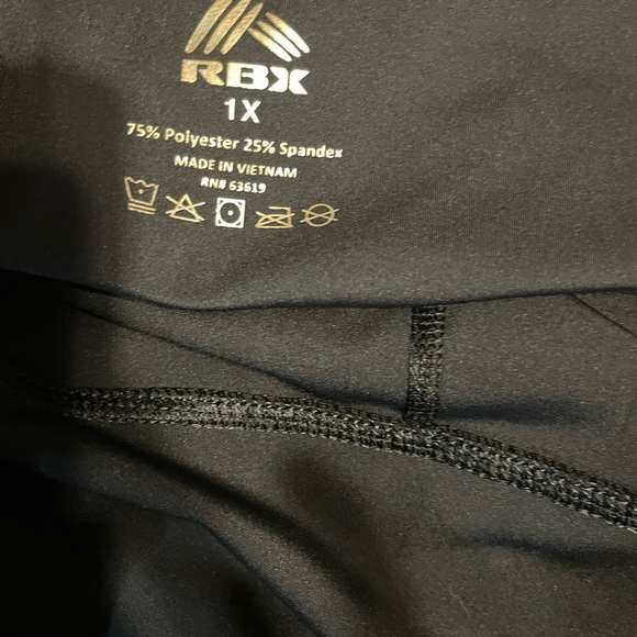 RBX Charcoal Performance Leggings - Picture 8 of 8